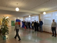 Начинаем неделю, не изменяя традициям: каждая неделя в техникуме начинается с церемонии поднятия Государственного флага Российской Федерации!