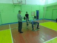 Cоревнования на первенство техникума по жиму штанги Cоревнования на первенство техникума по жиму штанги