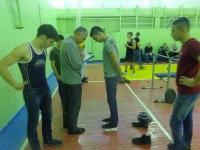 Cоревнования на первенство техникума по жиму штанги Cоревнования на первенство техникума по жиму штанги