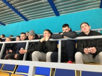 Посещение матча по хоккею с мячом, в преддверии Универсиады Посещение матча по хоккею с мячом, в преддверии Универсиады