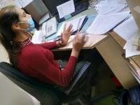Волонтёры техникума пришли на помощь сосновоборским врачам