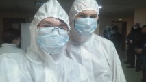 Волонтёры техникума пришли на помощь сосновоборским врачам