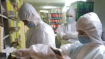 Волонтёры техникума пришли на помощь сосновоборским врачам