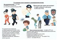 Уголовная ответственность несовершеннолетних