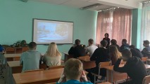 Профилактическая беседа с инспектором ГИБДД