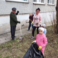 Техникум вышел на субботник