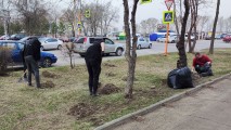 Техникум вышел на субботник Техникум вышел на субботник