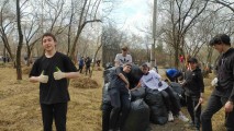 Техникум вышел на субботник Техникум вышел на субботник