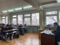 Встреча с с заместителем начальника отдела полиции в нашем техникуме