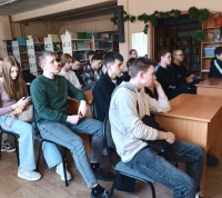 В библиотеке прошел классный час «Дорога к звездам», посвященный великому космонавту Юрию Гагарину