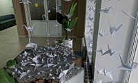 Арт-инсталляция «Журавлик скорби» в техникуме. Месяц с момента трагедии… Арт-инсталляция «Журавлик скорби» в техникуме. Месяц с момента трагедии…