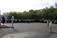 Торжественная линейка в техникуме Торжественная линейка в техникуме