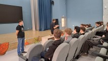 Профориентационная встреча с заместителем начальника полиции Профориентационная встреча с заместителем начальника полиции