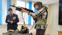 Встреча с представителем Рязанского воздушно-десантного училища и участковыми города Сосновоборска