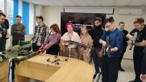 Встреча с представителем Рязанского воздушно-десантного училища и участковыми города Сосновоборска