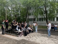 "Таймыр" приехал в техникум на День России